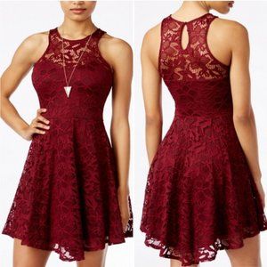 Material Girl Lace Skater Dress (juniors)